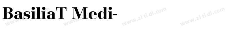 BasiliaT Medi字体转换